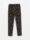 Elastic Waist Printed Girl Tights